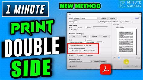 acrobat reader print double sided|How Do I Print Double Sided .